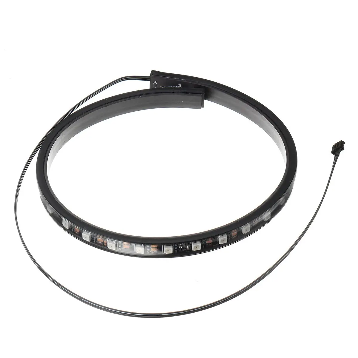 RGB Light 12 В постоянного тока 120 мм RGB компьютерный кулер вентилятор двойной Aura PC чехол вентилятор охлаждения для бесшумной игровой чехол с ИК-пультом дистанционного управления - Цвет лезвия: RGB Light