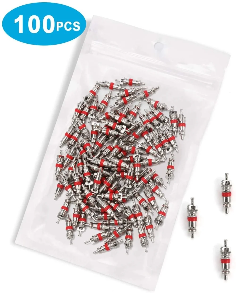 

Запасные части для шин 100, шток клапана стержень шт., для автомобилей, грузовиков, мотоциклов, велосипедный шредер, сердцевина клапана шины