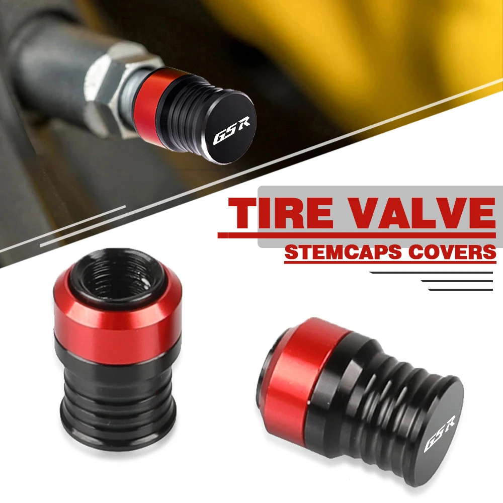 

For Suzuki GSR 750 600 400 GSR400 GSR600 GSR750 2021 Universal Motorcycle Tire Valve Air Port Stem Cover Cap Plug CNC Aluminum