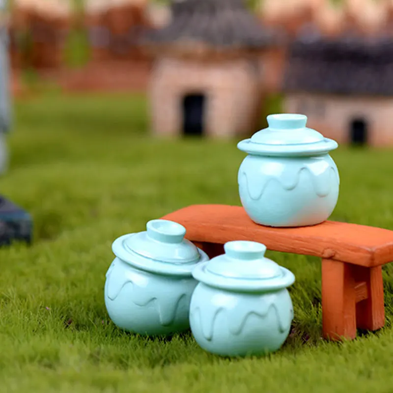 В пасторальном стиле микро Ландшафтные аксессуары чаша для вина банку стог сена