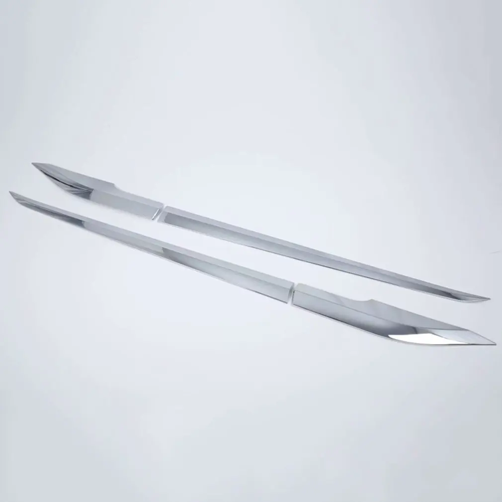 4 Шт Автомобиль отделка кузова молдинг на боковые двери ABS хромированные