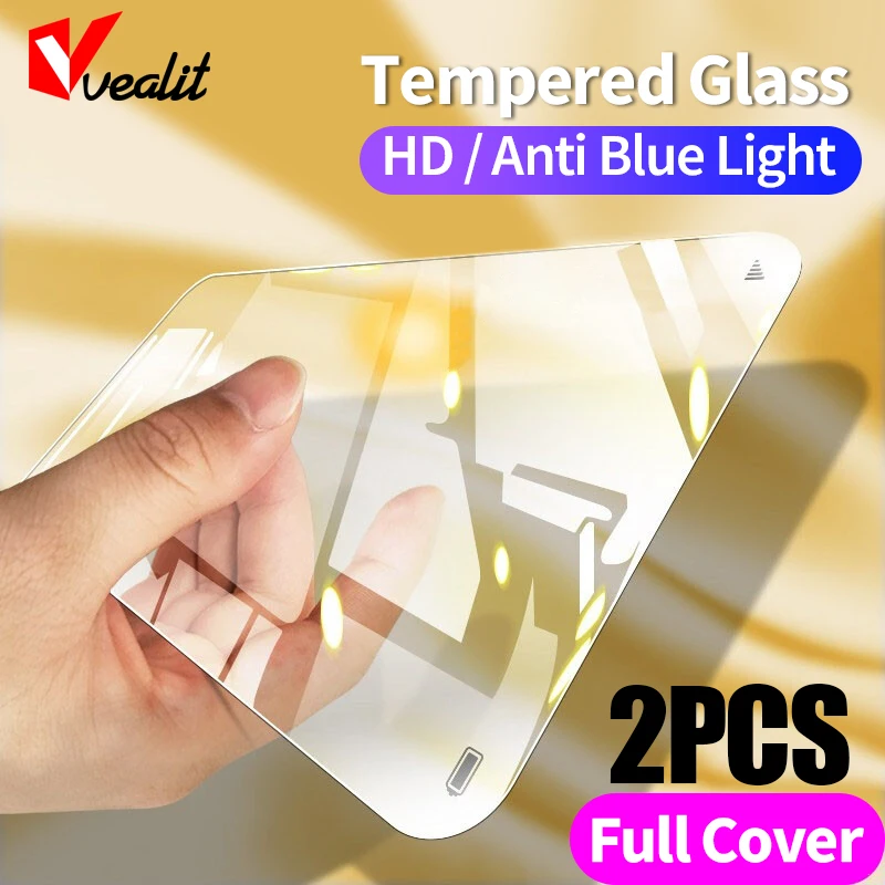 

2pcs Anti Blue Light Tempered Glass for Xiaomi Poco X3 F3 M3 10T 11T Screen Protector Redmi 11 10 10S 9 Pro Max K30 K40 Glass