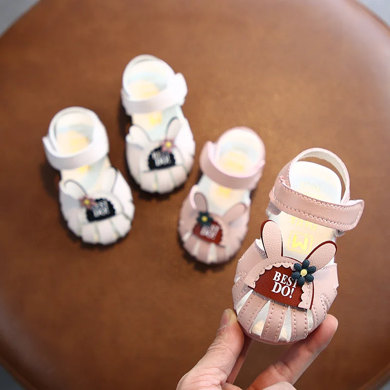 

Baby Toddler Sandals Summer Kids Infant Shoes Cartoon Girls Shoes 0-2 Years Old Children Sandals Soft Toddler Shoes
