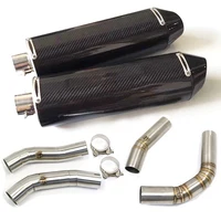 Motorcycle Full carbon Exhaust System Muffler Pipe For YAMAHA YZF R1 2004 2005 2006 2007 2008 2009 2010 2011 2012 2013 2014