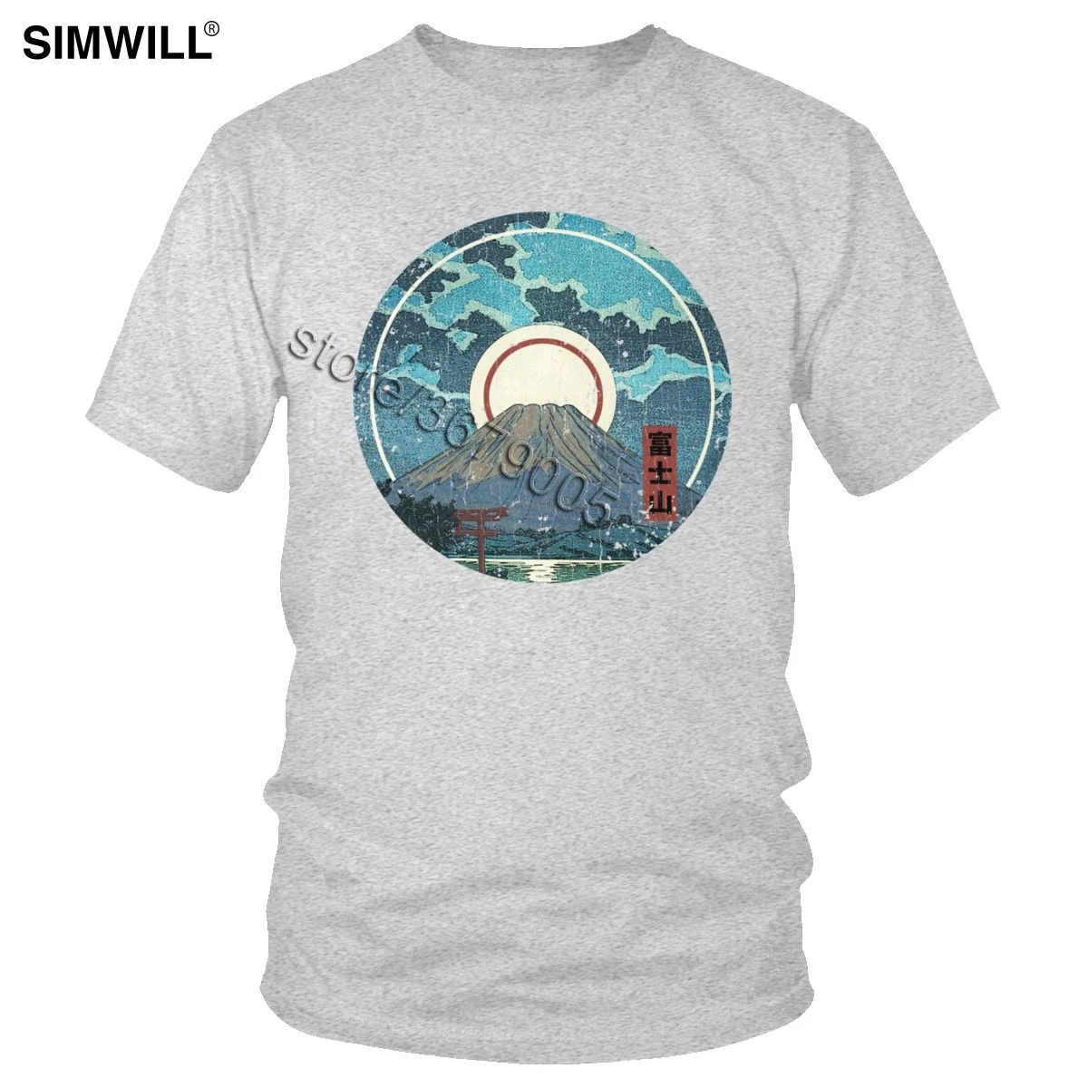 Мужская хлопковая футболка с коротким рукавом в стиле ретро | одежда