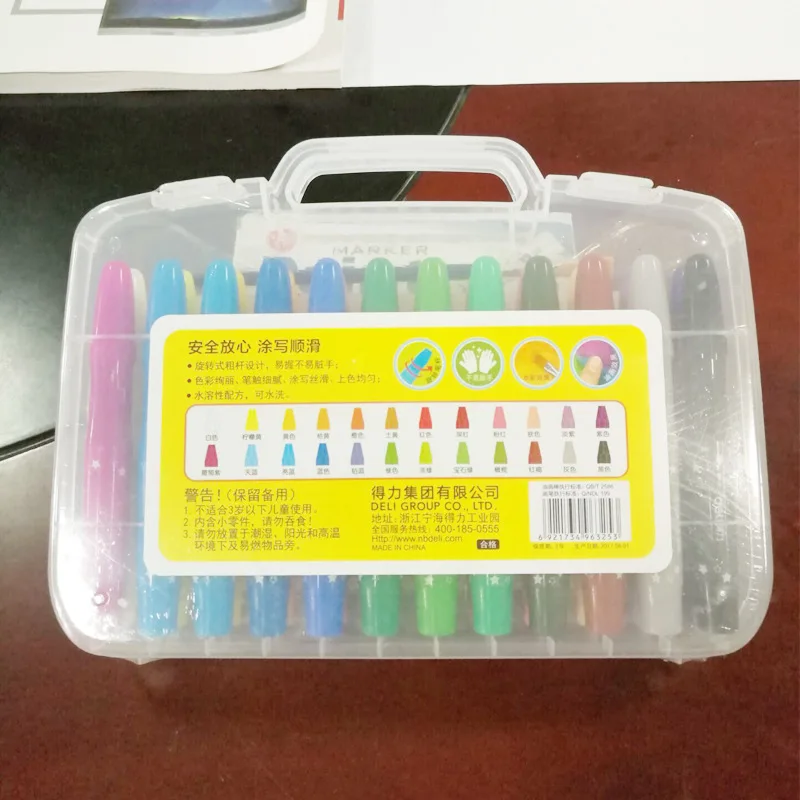 Детская Ослепительная палочка для масляной живописи 12/24/36 цветов 72076/72077/72078 |