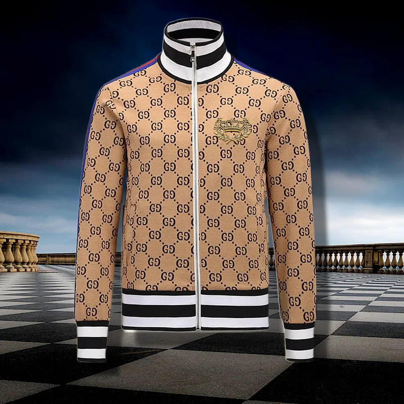 

2021 new men's high-end track suit suit sports zipper shirt autumn and winter fashion jacket + men's casual suit large size 4XL