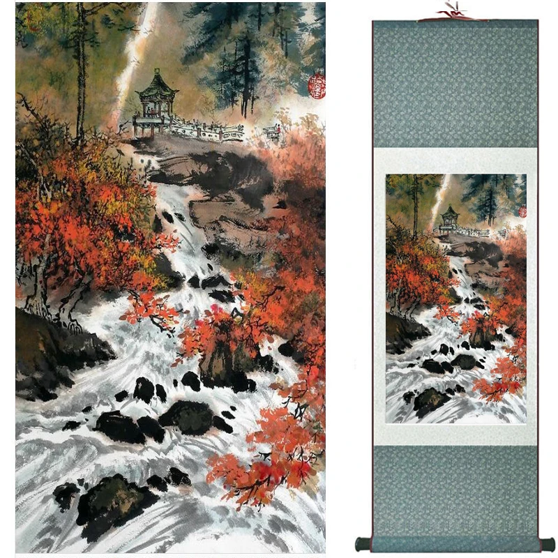 Pintura de Arte de paisaje pintura de arte tradicional chino pintura de tinta China pintura de moda 2019081239-0