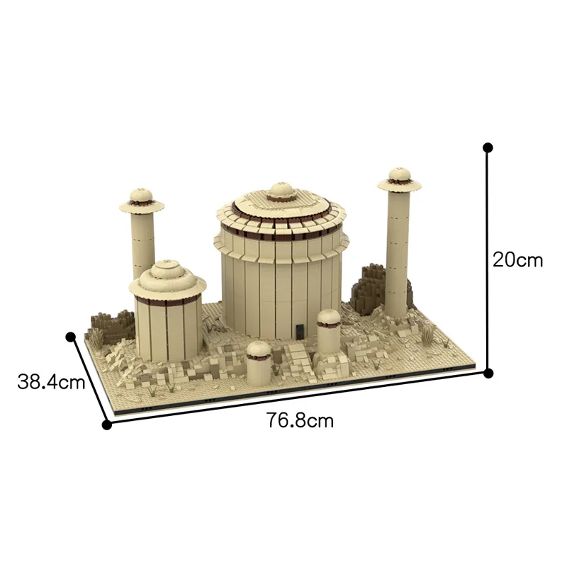 

Desert Palace Tatooined Star MOC Wars 4175pcs Diy Building Blocks Bricks Collection Star Series Wars Creative Toys For Children