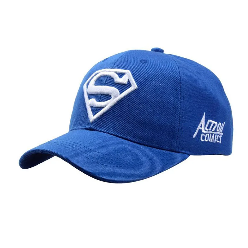 Модная Мужская и Женская Бейсболка Snapback с регулируемой посадкой кепка супермена