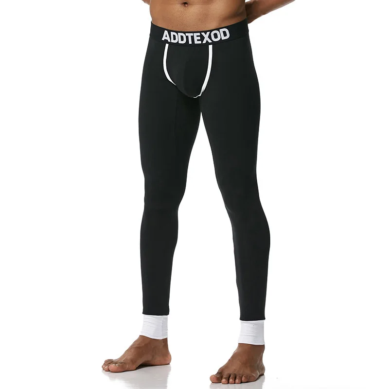 Высокое качество Горячие Зимние мужские кальсоны хлопковое Термобелье Брюки