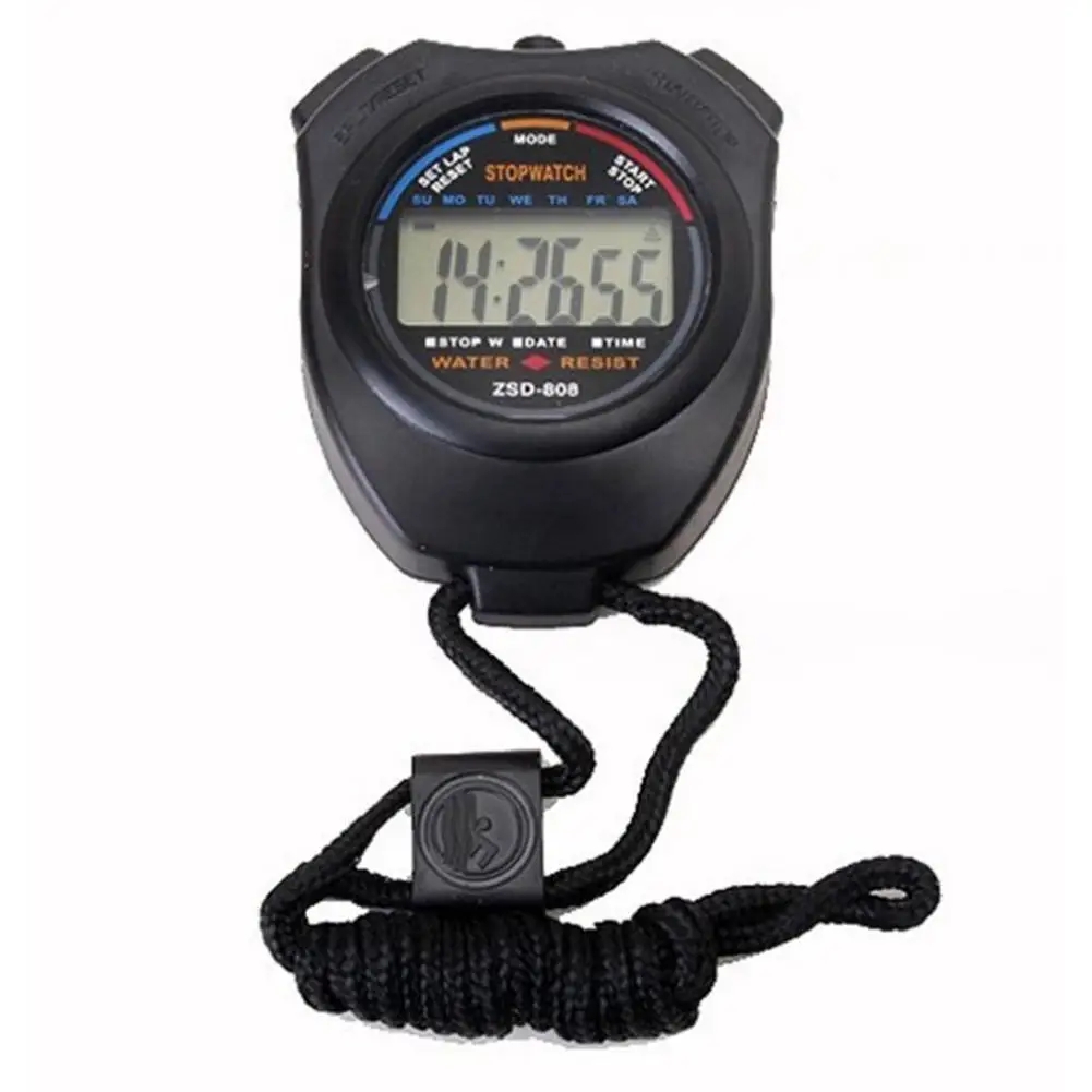 Hobbylan черный классический цифровой профессиональный ручной ЖК-хронограф