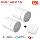 ZigBee Wifi смарт-радиатор привод термостатический радиаторный клапан Tuya Температура Управление; Голос Управление с Alexa Google Home