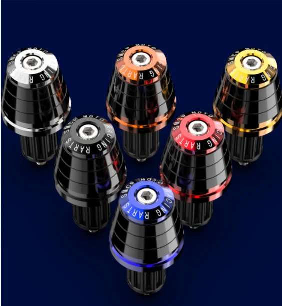 Новые детали мотоцикла CNC алюминиевый сплав концы руля подходят 16 18 мм диаметр