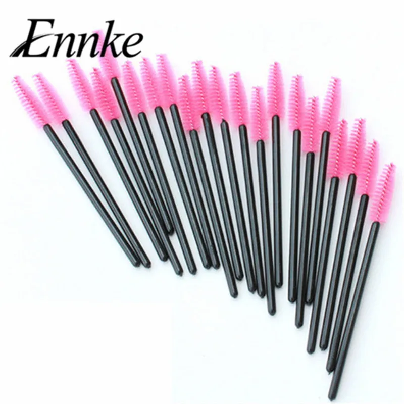 50 шт./упак. одноразовая щеточка для ресниц ненатуральные искусственные ручки