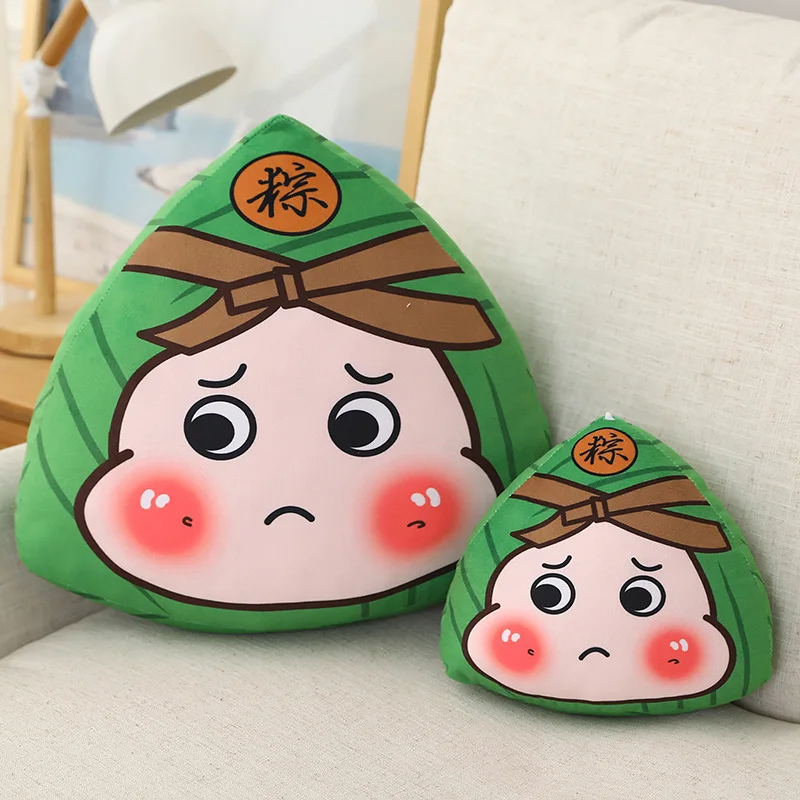 

Реалистичная плюшевая кукла Zongzi с рисунком дракона, лодки, праздничные пельмени, мягкая игрушка, подарок для детей