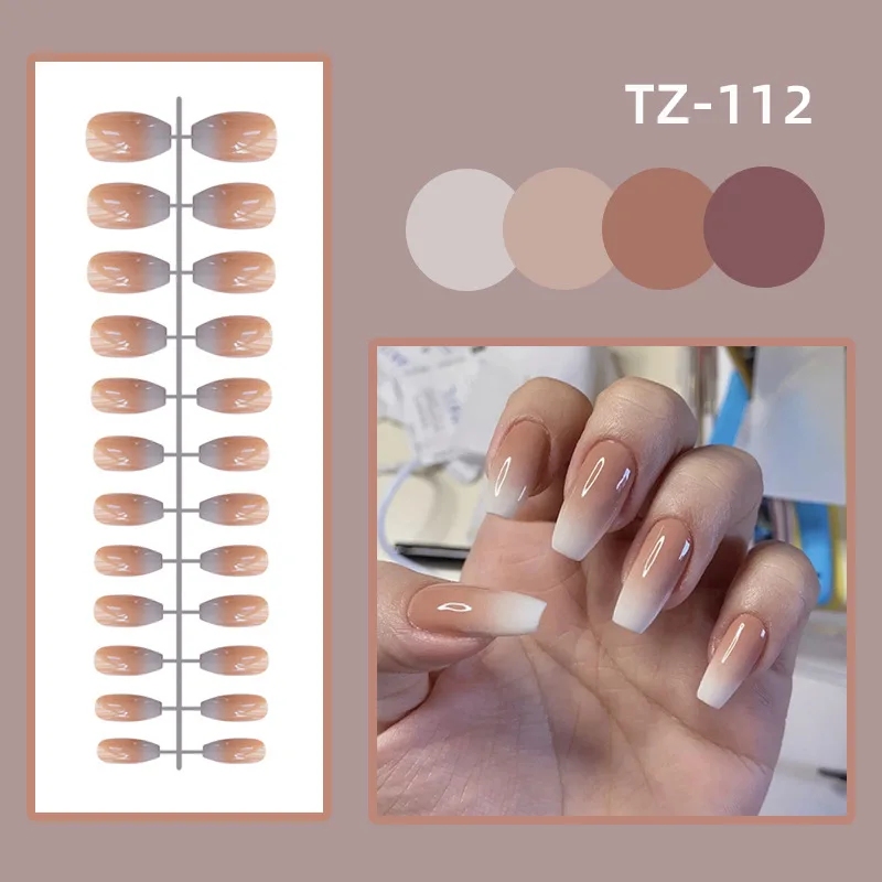 

ZINXIN french manicure simple European and American patch fake finished 24 wearing tool armor