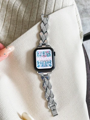 Metal bracelet For Apple Watch Strap 38mm 42mm iWatch 4 5 6 SE 7 band 44mm 40mm 41mm 45mm belt for Apple watch 3 2 1 Accessories