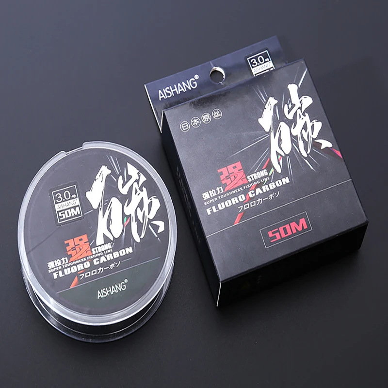 Фторуглеродная рыболовная леска суперпрочная из 100% углеродного волокна