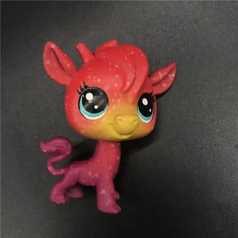 LPS фигурка игрушки фигурка животного игрушка котенок пони пуп мультфильм фильм Животное действие мини игрушка Коллекция Редкие Гламурные детские игрушки подарок - Цвет: Светло-зеленый