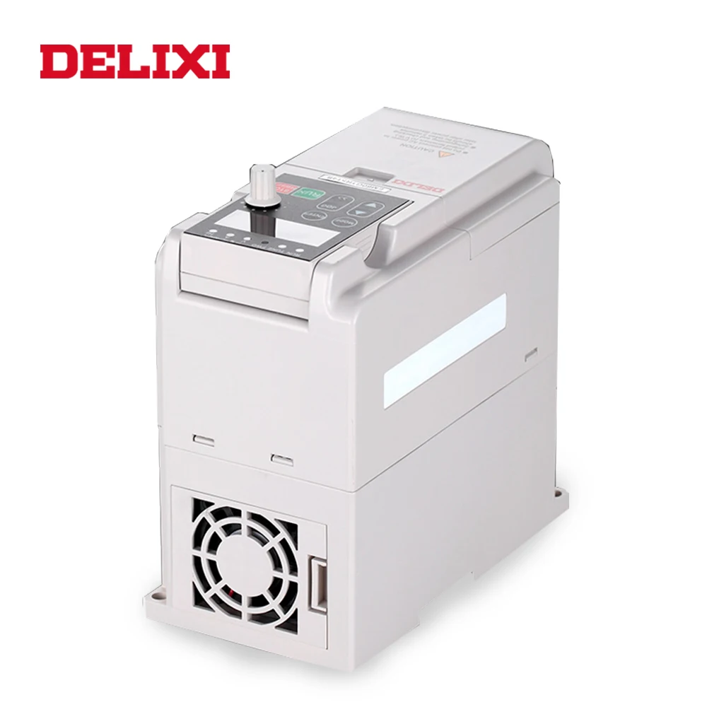 DELIXI 380V 0.75KW/1.5KW/2.2KW/3.7KW 3 фазы входной инвертор диски для контроля скорости