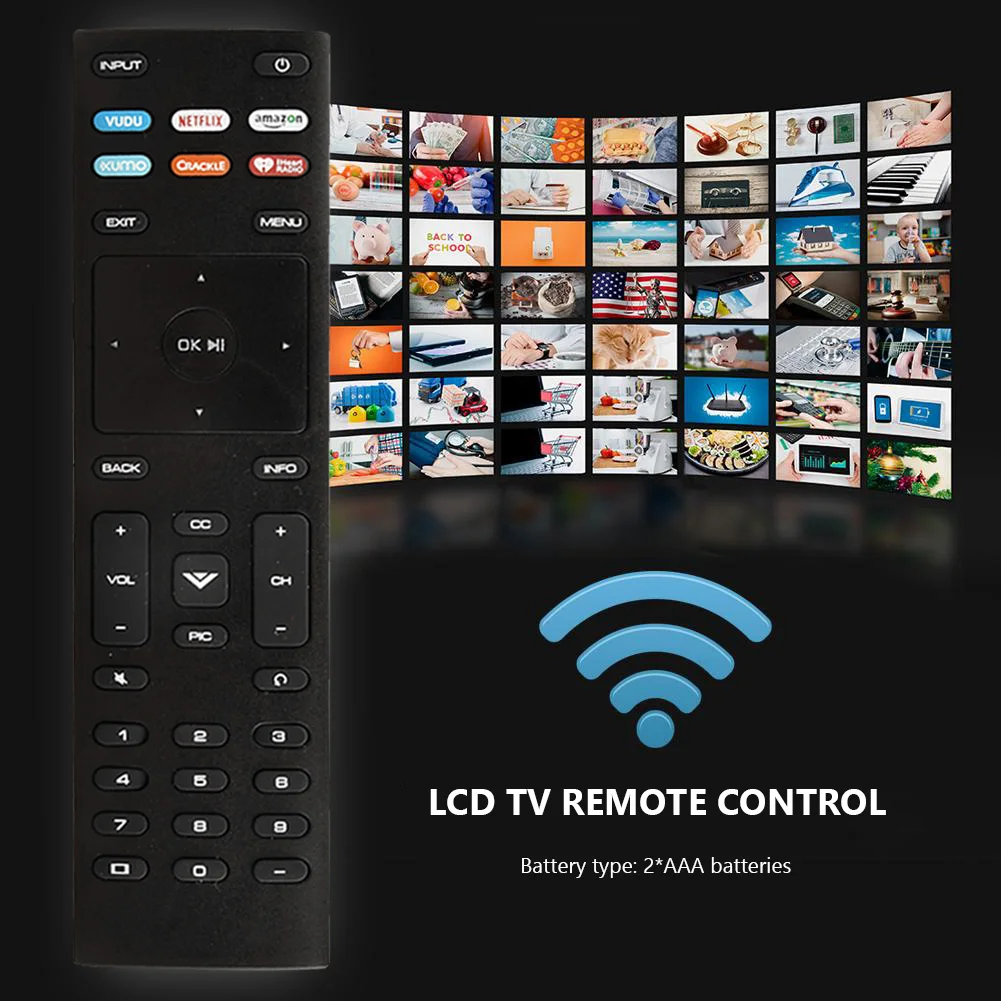 Newest Wireless Remote Control ABS Replacement Home Smart Television LED LCD TV Controller For VIZIO XRT-136 VUDU AMAZON | Электроника