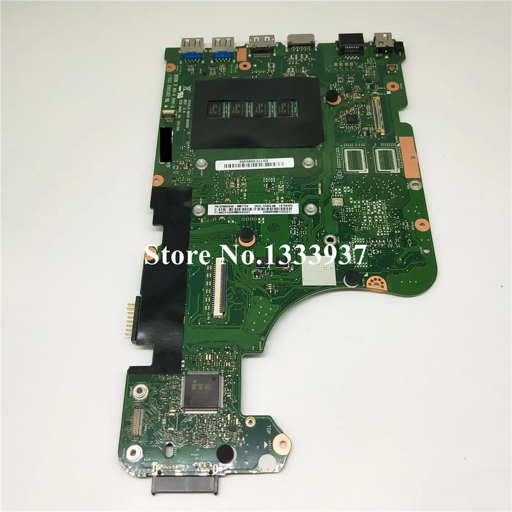 X555LD Laptop motherboard for ASUS X555LAB X555L X555 X555LA mainboard REV 3.3 3.6 SR23Y I5-5200U | Компьютеры и офис