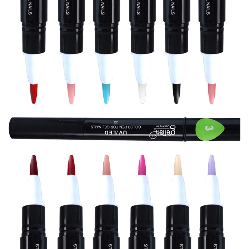 Женщины Один шаг гель лак ручка ногтей УФ светодиодный для волшебный 3D кошачий