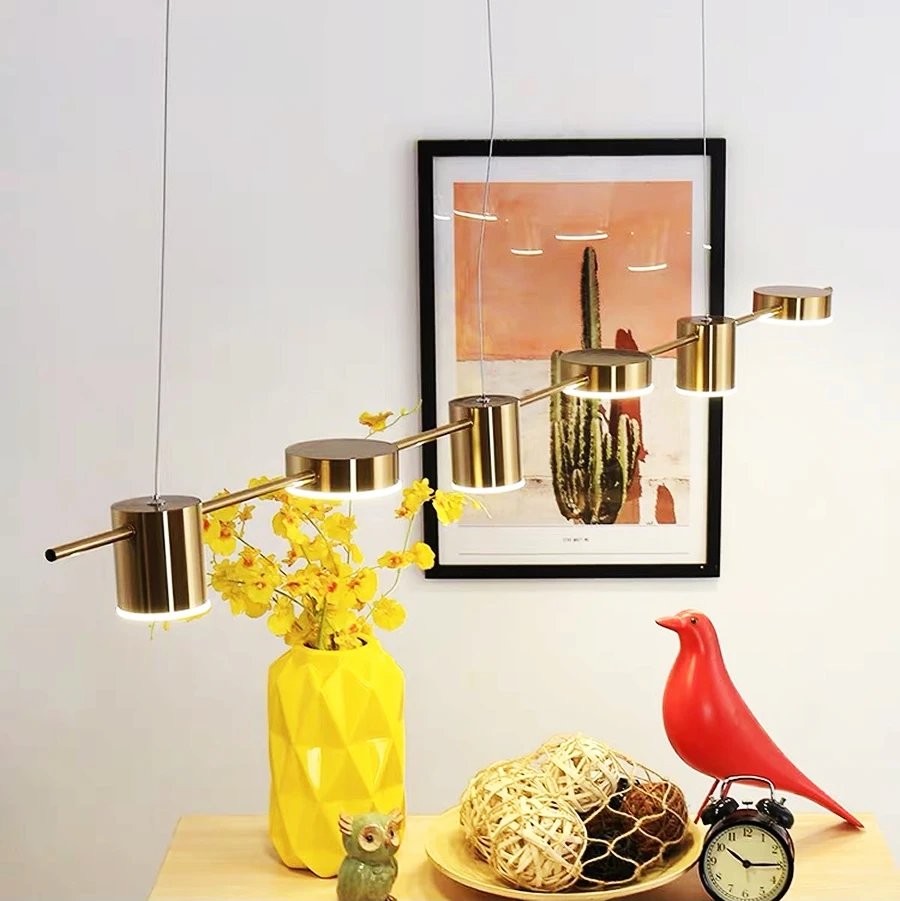 Постсовременный светодиодный подвесной светильник 3/5/6/8 головок s Домашний Светильник светильники для