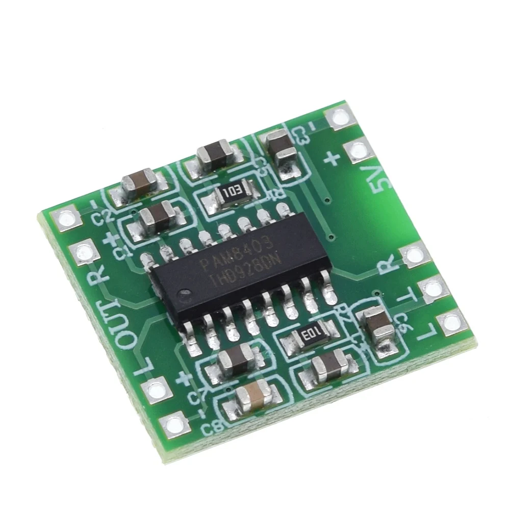 Плата цифрового мини усилителя PAM8403 Bluetooth 5 0 2*3 Вт класс D от 2 в до В постоянного