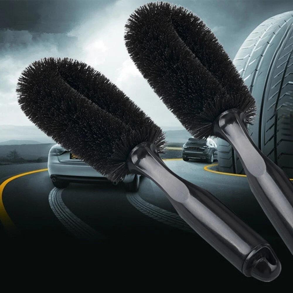 

5pcs Auto Rim Scrubber Wheel Brush Dust Remover Car Wheel Washing Cleaning Tool Wash Tire Cleaning Tools Care Car Accessories