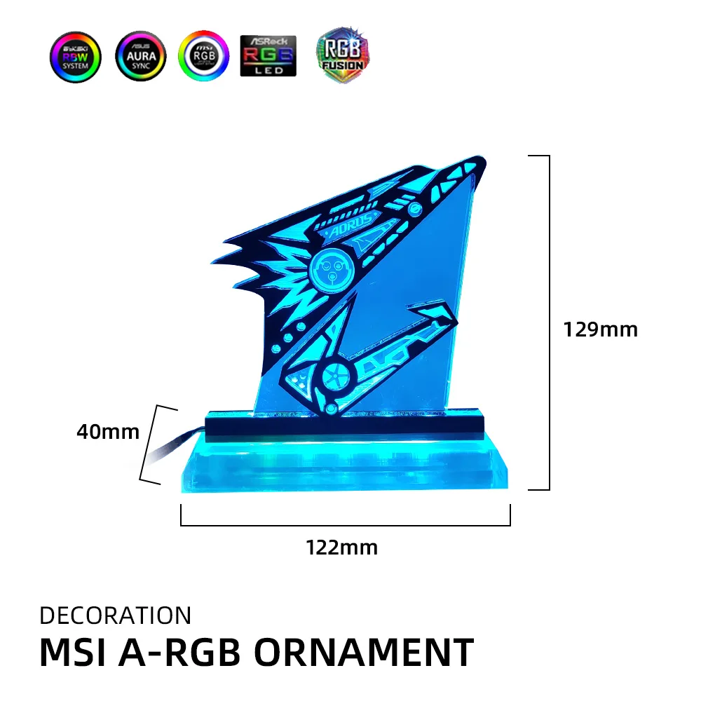 A RGB AORUS рисунок 5V3Pin GIGABYTE Орел убеждений украшения Aorus GIGA радужные баллоны