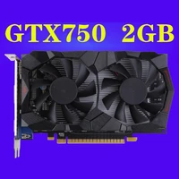 gaming graphic card for nvidia gtx 750 2gb gddr5 128bit pcie 2 0 hdmi compatiblevgadvi interface with cooling fans