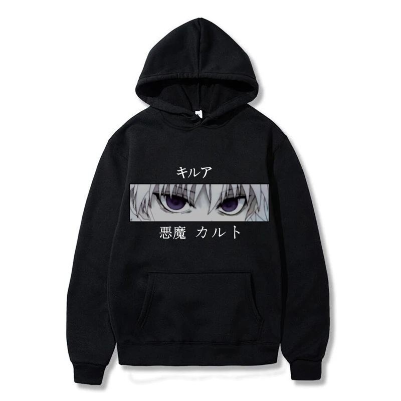 

2021 Japanese Anime Hunter X Hunter Hoodies Sweatshirts Men Women Pullovers Streetwear Sportswear Winter Casual Size Clothes