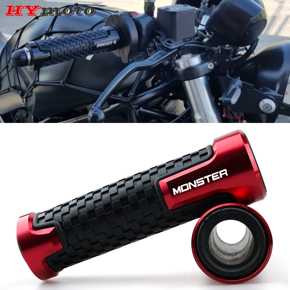 

Резиновые ручки Monster для мотоциклов, пластиковый руль для DUCATI Monster 400, 620, IE 695, 696, 750, 795, 796, 797, 821, 937, 1200, 1200S