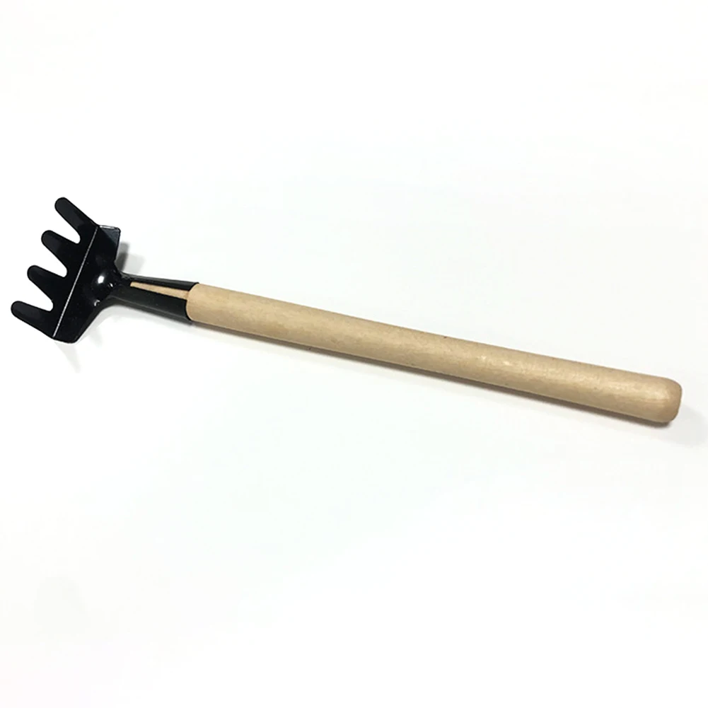 

Household Potted Trim Gardening Tools Mini Garden Gardening Hand Tools Set Shovel Rake Spade w/ Metal Head Wood Handle