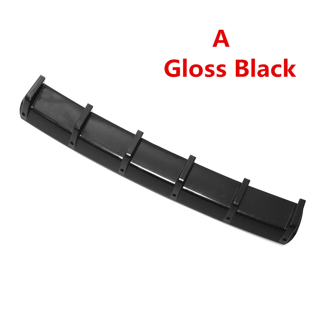 

Универсальный Автомобильный задний бампер 6 Fin Shark для BMW, Audi, VW Golf, Benz, автомобильный Стайлинг, набор диффузора для губ, автомобильный бампер, спойлер, губа