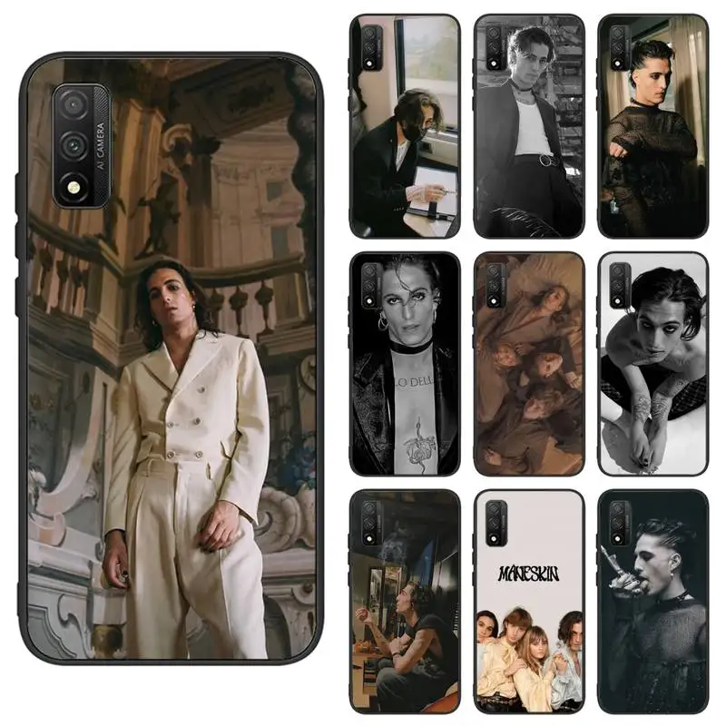 

Maneskin Damiano David soft Silicone Phone Case For Huawei P9 P10 P20 P30 P40 Lite 2017 Pro SMART2019 Cover Fundas Coque