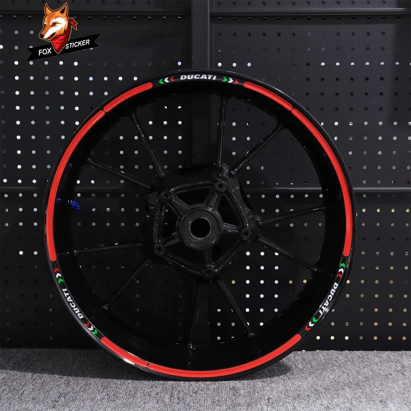 Наклейка на обод мотоциклетного колеса водонепроницаемая Персонализированная