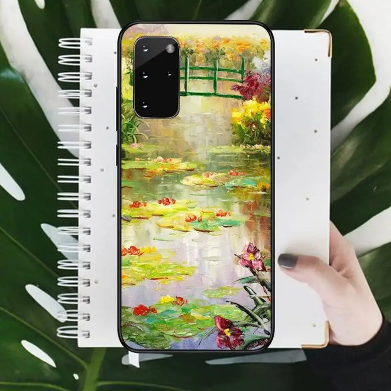 

Retro art Claude Monet painting Phone Case For Samsung galaxy S 9 10 20 A 10 21 30 31 40 50 51 71 s note 20 j 4 2018 plus