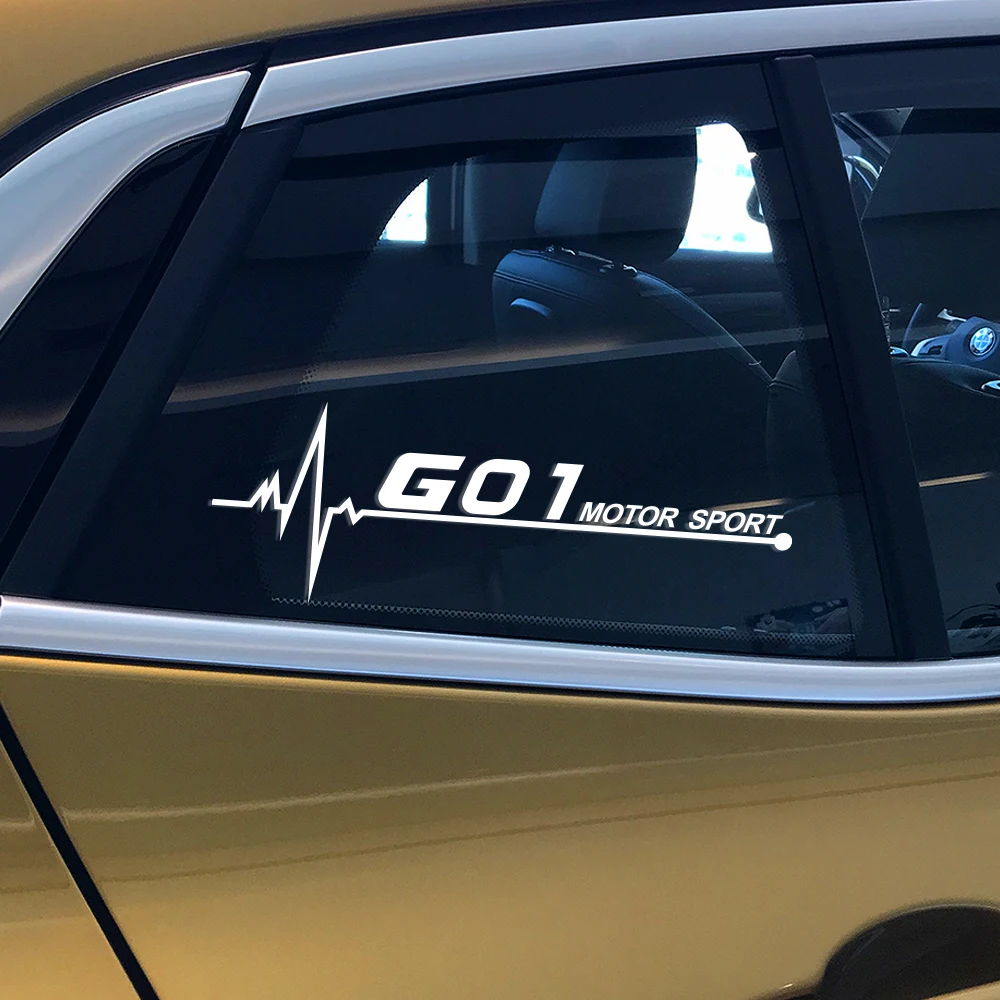 2 шт. автомобильные виниловые наклейки на боковые окна для BMW G30 G20 G11 G01 G02 G05 G06 G07 G08