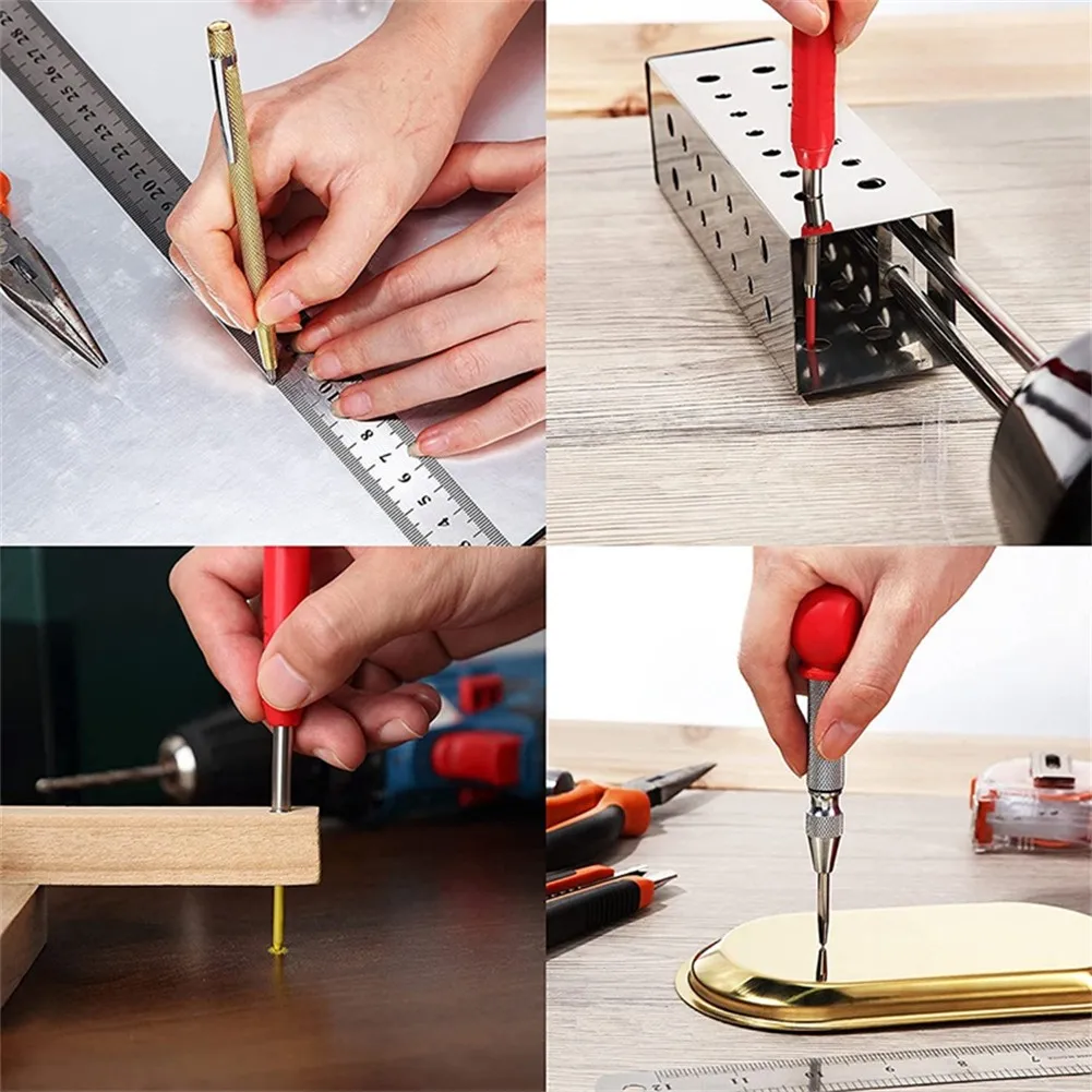 

1PCS Carpenter Pencils Set With 3PCS Refills, Marker Marking Tool Architectb For Construction Automobiles Glass Break