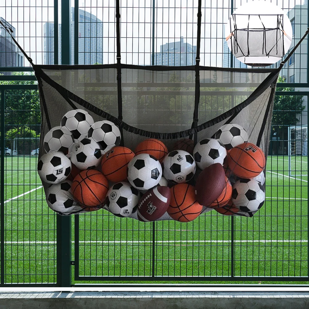 

Large-Capacity Swimming Pool Storage Bag Hook Net Bag Football Basketball Children's Inflatable Toys Sundries Storage Mesh Bag