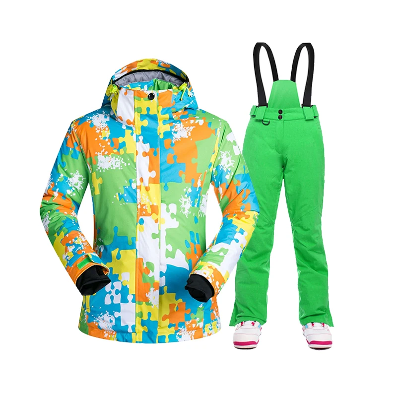 SAENSHING лыжный костюм для женщин зимняя Лыжная куртка брюки сноуборда женские