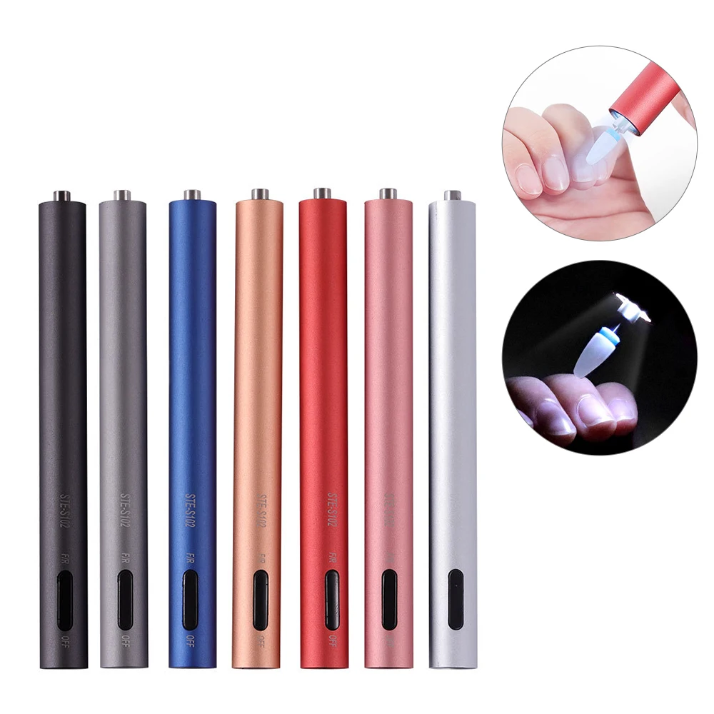 СВЕТОДИОДНЫЙ Электрический Фрезер для маникюра и педикюра портативный с УФ