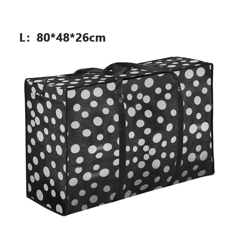 5L 80X48X26cm Большая сумка для путешествий, большая тканая сумка для путешествий, сумка для сортировки одежды из водонепроницаемой пленки, Большая вместительная сумка для доставки - Цвет: 5L 80X48X26cm