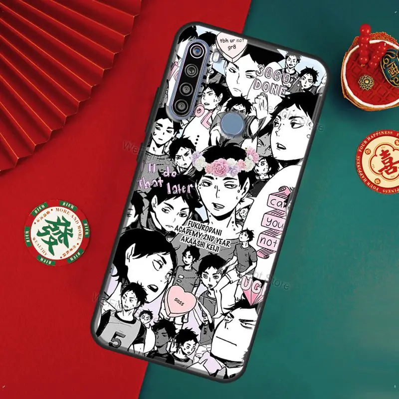 Чехол Akaashi Keiji Haikyuu для Xiaomi Redmi Note 11 Pro 8 9 10 9S 10S чехол 9A 9C 9T Coque | Мобильные телефоны и