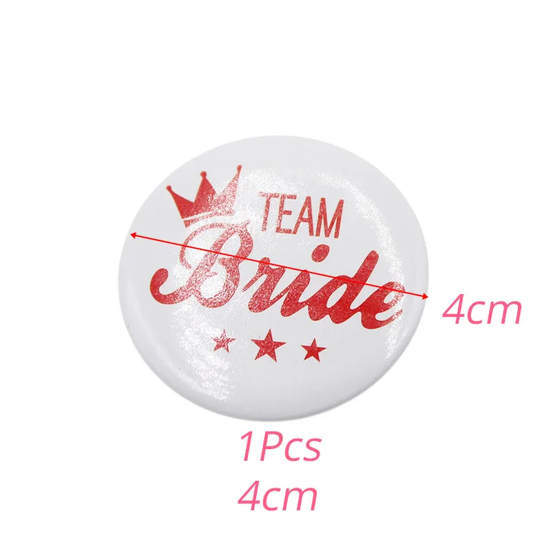 bride brooch Розовая золотистая скатерть, баннер для невесты, сценические шары, девичник для девичника, девичник вечеринка Свадьба, украшения, принадлежности, гирлянда - Цвет: bride brooch