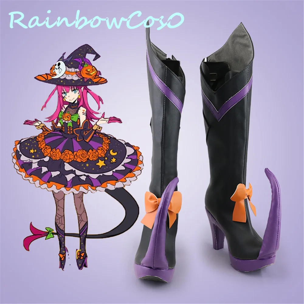 Туфли для косплея RainbowCos0 Fate/Grand Order Fate/EXTRA CCC Fgo Элизабет цвет черный аниме Хэллоуин |