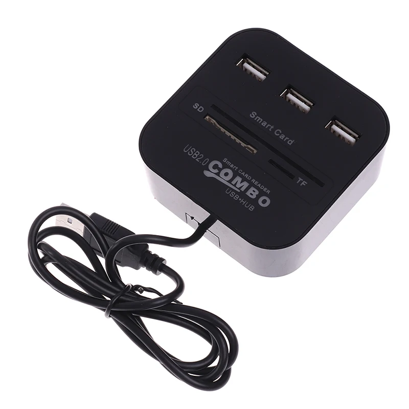 Все в 1 USB SIM считыватель смарт-карт для банковских карт IC/ID EMV SD TF CCID ISO 7816 |